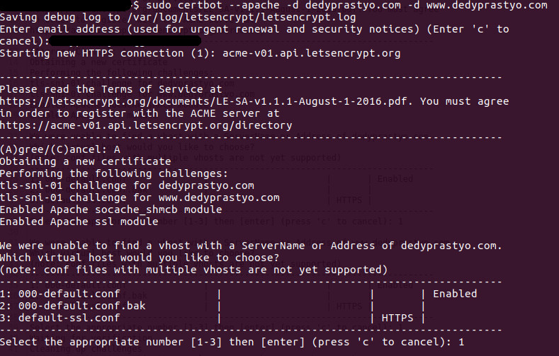 Install Sertifikat SSL Let's Encrypt VPS Ubuntu 01 - www.dedyprastyo.com